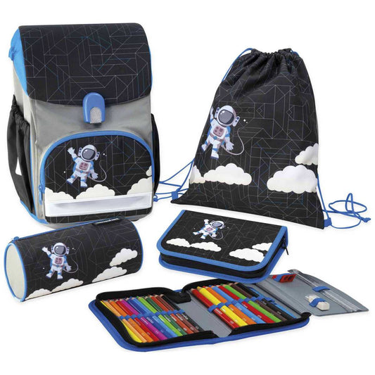 EBERHARD FABER Schulranzen Set EFAlino 4-teilig -ASTRONAUT-