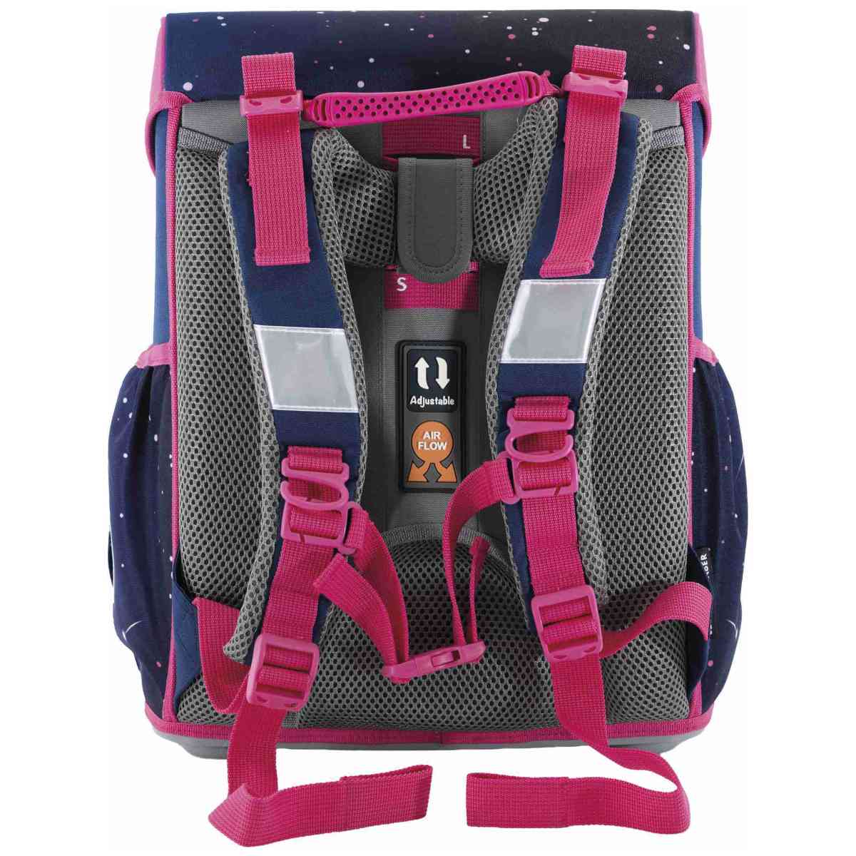 EBERHARD FABER Schulranzen Set EFAlino 4-teilig -EINHORN- blau/pink