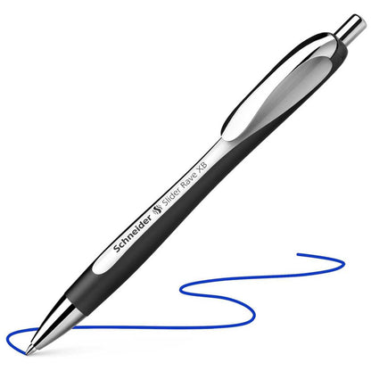 SCHNEIDER Kugelschreiber Slider RAVE XB weiß-schwarz Schreibfarbe blau