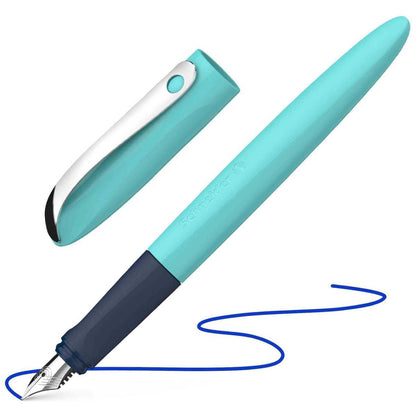 SCHNEIDER Anfänger Füllhalter Wavy A türkis R+L
