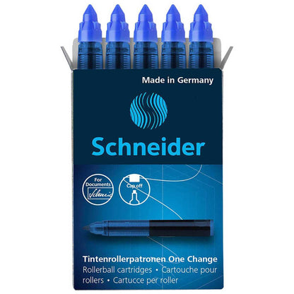 SCHNEIDER Tintenrollerpatronen für One Change blau 5 Stück