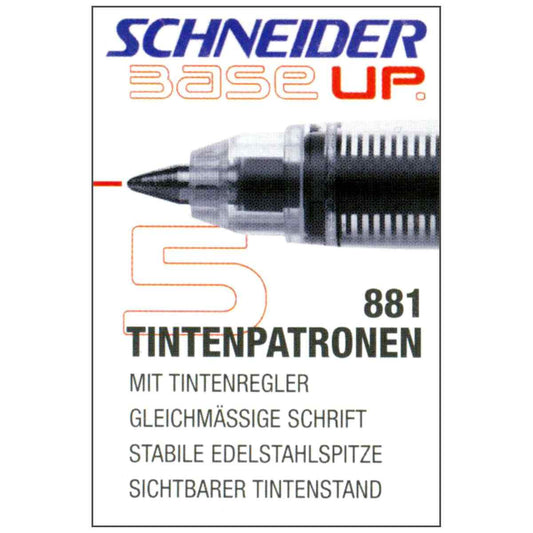 SCHNEIDER Rollerpatronen 881 rot 5 Stück