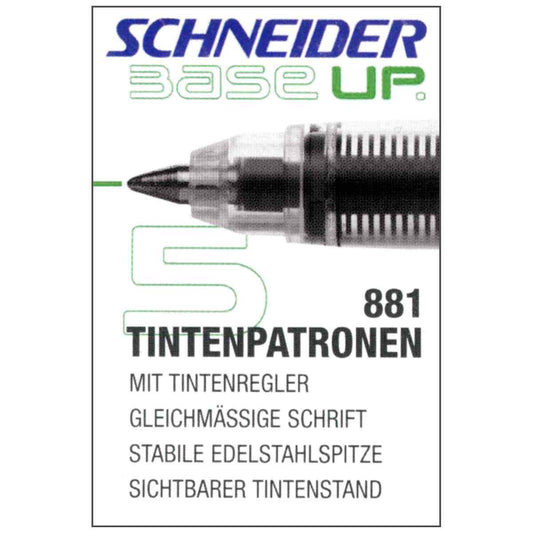 SCHNEIDER Rollerpatronen 881 grün 5 Stück