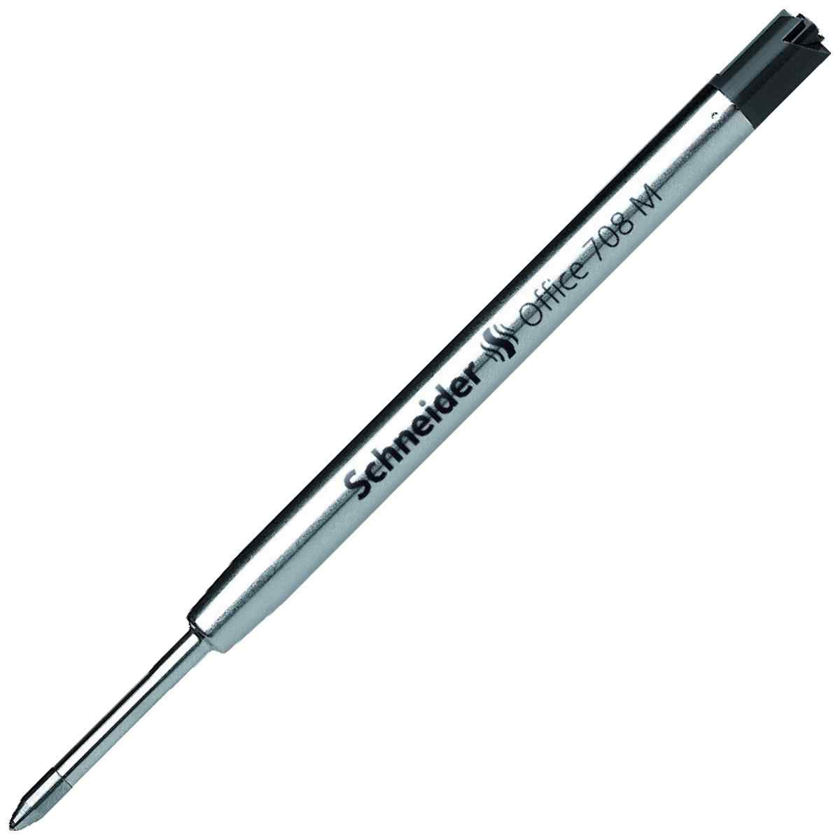 SCHNEIDER Grossraum Kugelschreibermine G2 Office 708 M schwarz 10 Stück