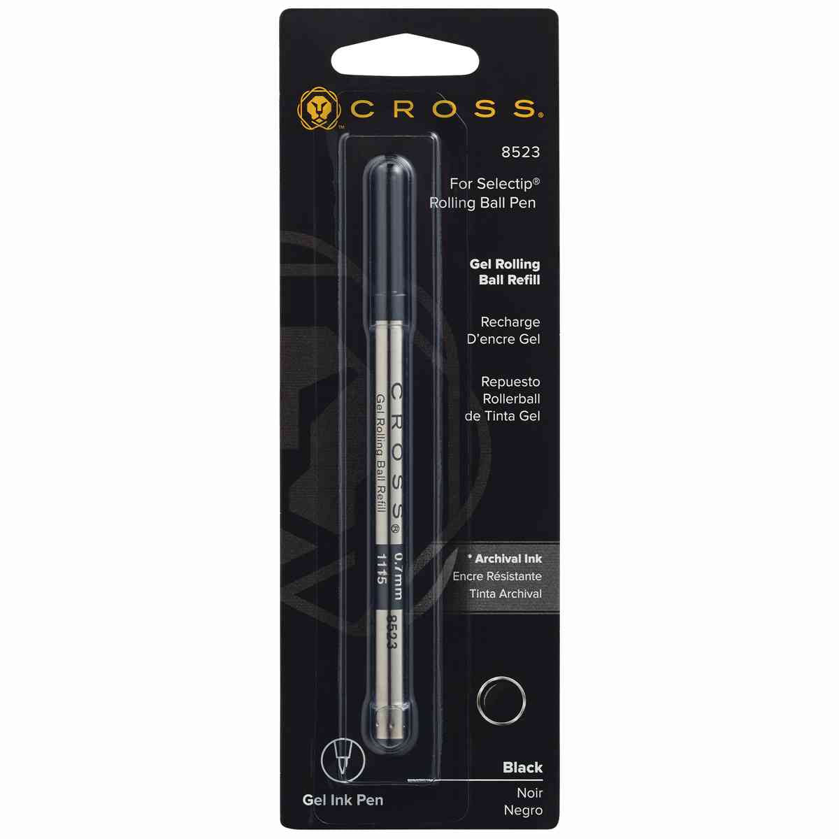 CROSS Gel Rollerballmine 8523 schwarz 0,7mm