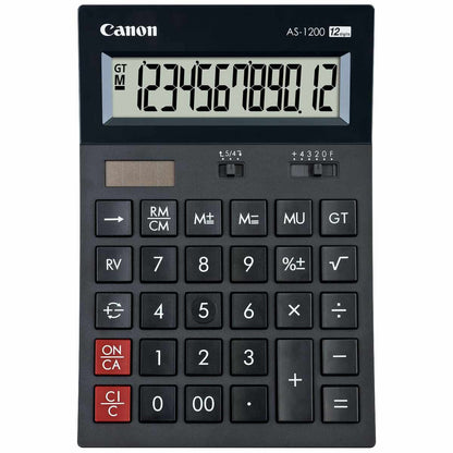 CANON Tischrechner AS-1200 anzeigend