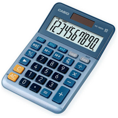 CASIO Tischrechner MS-100 EM 10-stellig 195 x 106 x 29mm