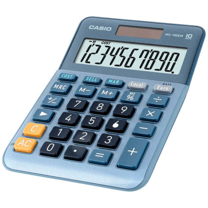 CASIO Tischrechner MS-100 EM 10-stellig 195 x 106 x 29mm