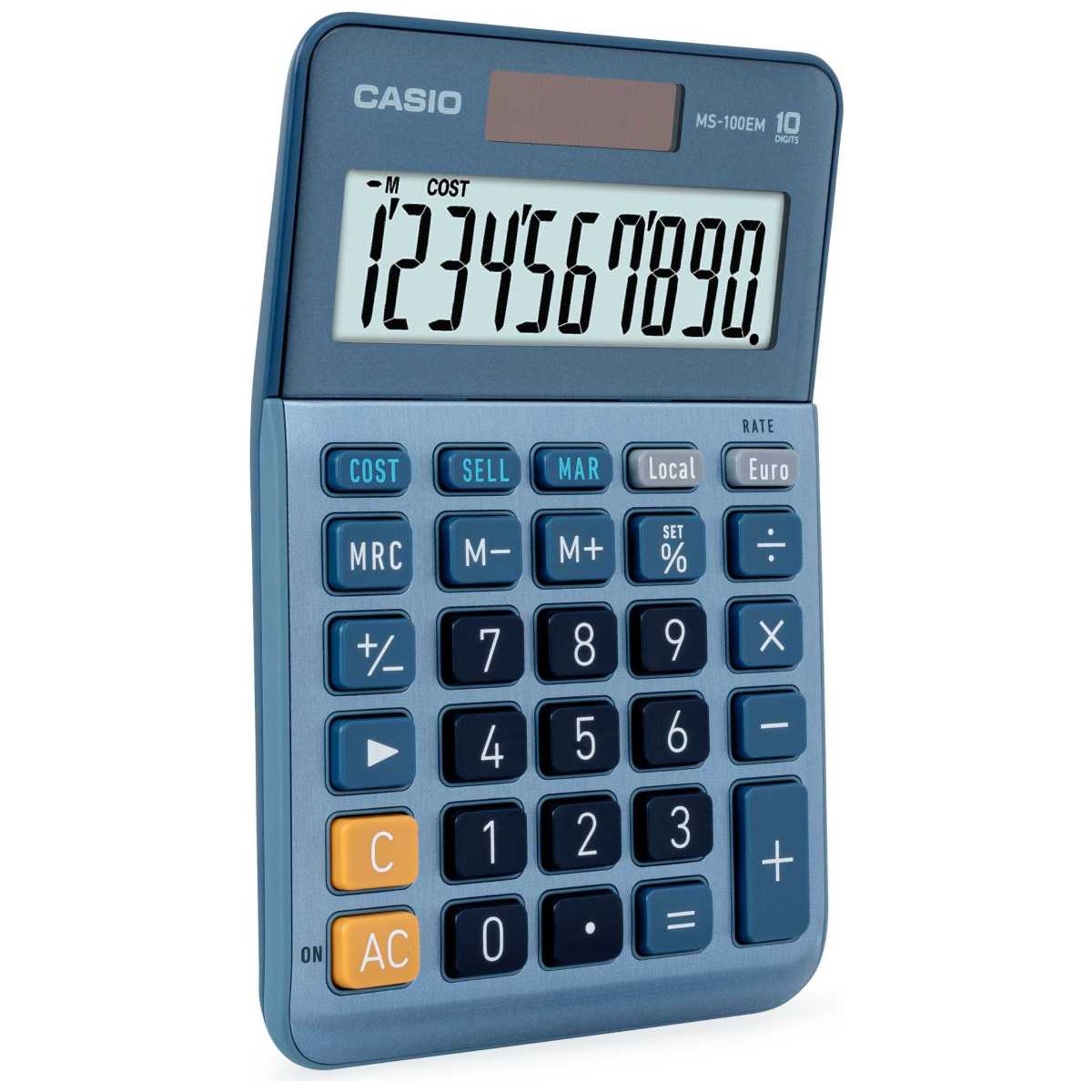 CASIO Tischrechner MS-100 EM 10-stellig 195 x 106 x 29mm