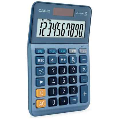 CASIO Tischrechner MS-100 EM 10-stellig 195 x 106 x 29mm