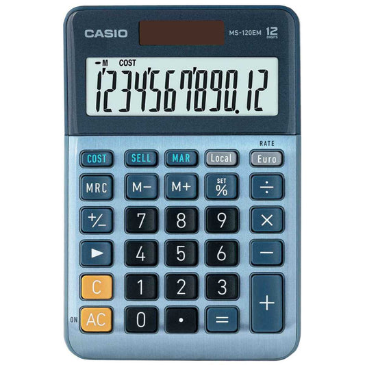CASIO Taschenrechner MS-120 EM 12-stellig
