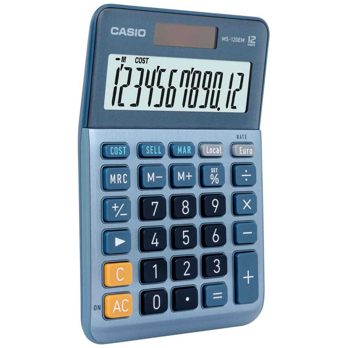 CASIO Taschenrechner MS-120 EM 12-stellig