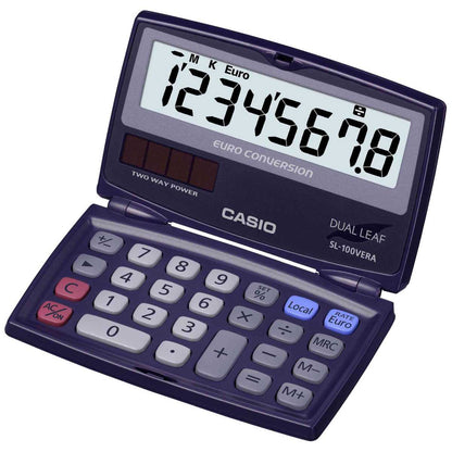 CASIO Taschenrechner SL100VERA 8-stellig dunkelblau