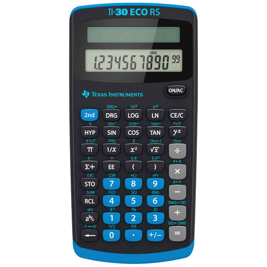 TEXAS INSTRUMENTS Schulrechner TI-30 ECO RS schwarz 10-stellig