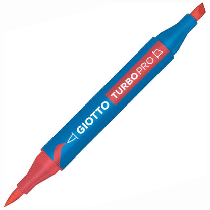 GIOTTO Turbo Pro Doppel-Fasermaler Pinselmaler / Keilspitze 15 Stück