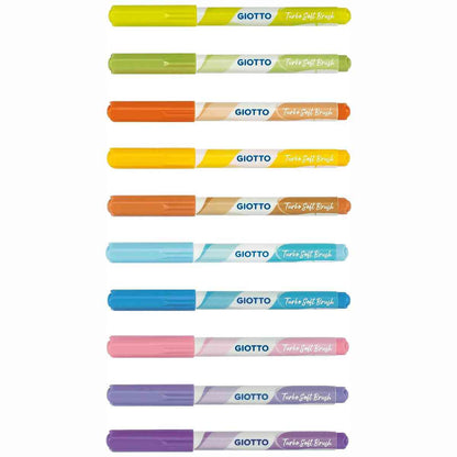 GIOTTO Turbo Soft Brush Pinselmaler Pastell 12 Stück