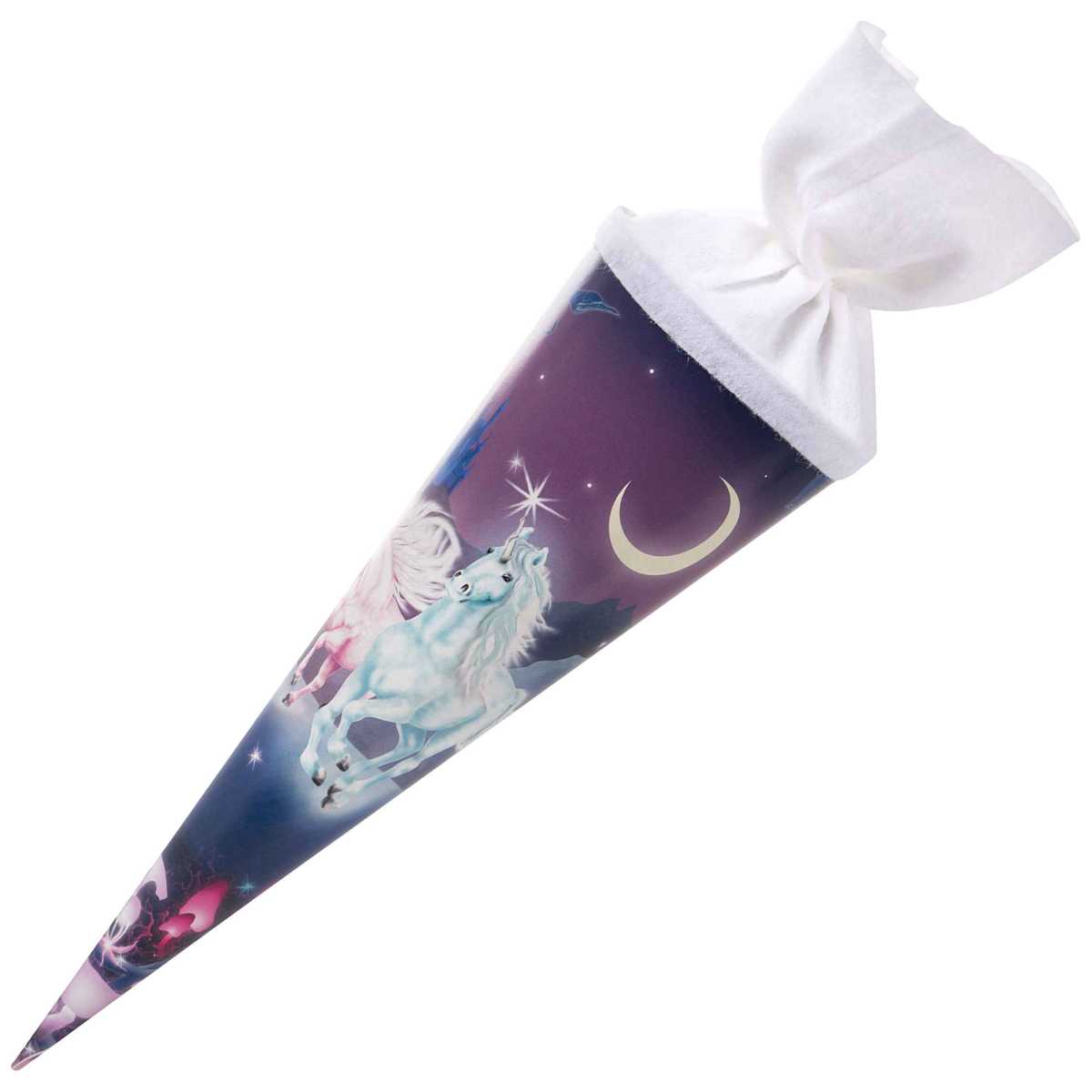 GOLDBUCH Geschwistertüte 35 cm mit Filzverschluß Unicorn