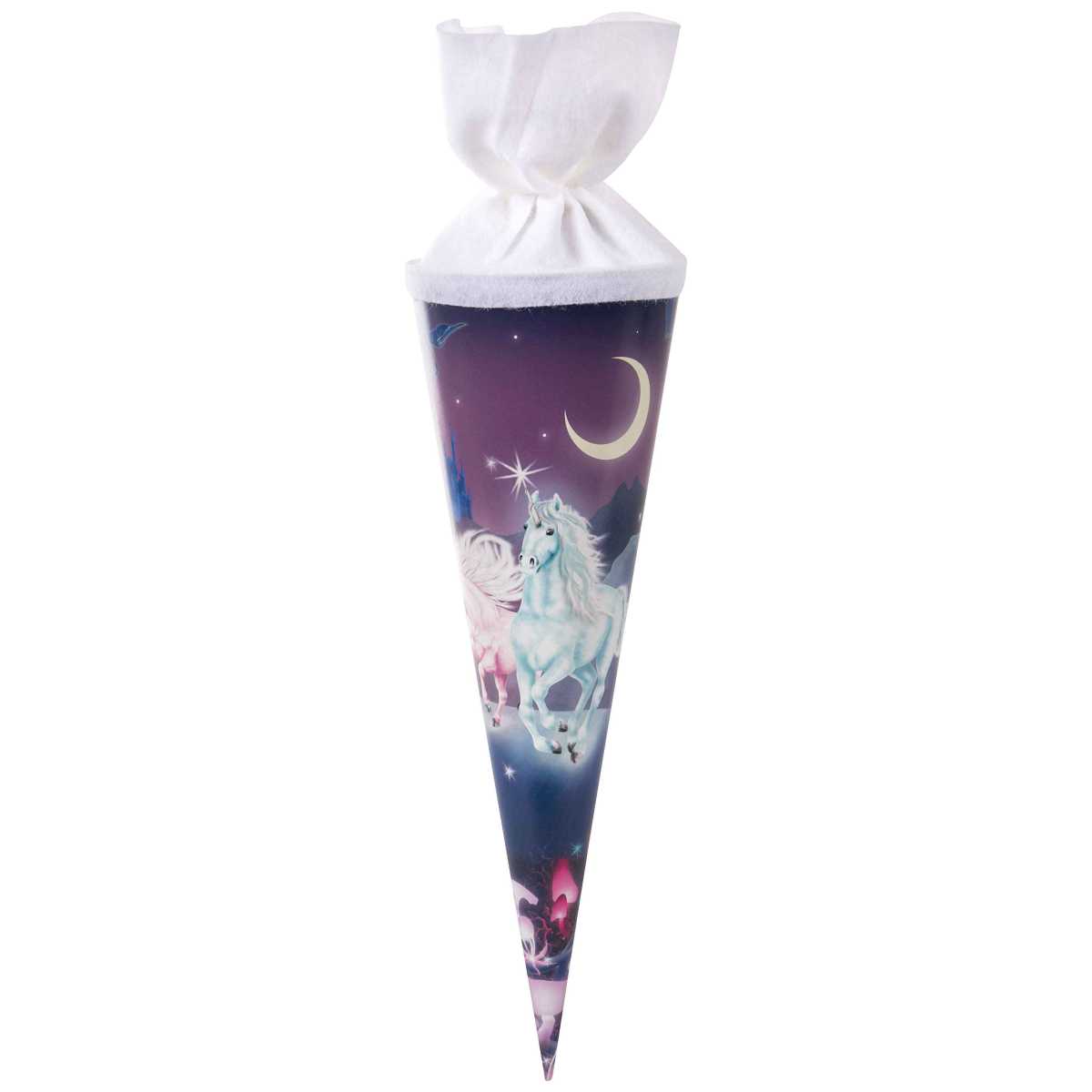GOLDBUCH Geschwistertüte 35 cm mit Filzverschluß Unicorn