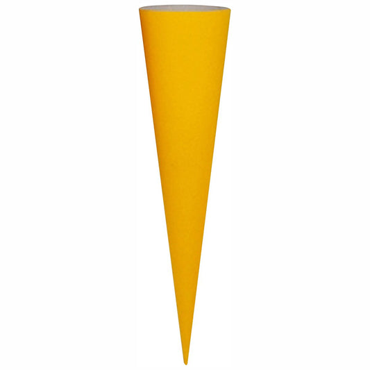 GOLDBUCH Schultüten Rohling 70cm ohne Filz gelb