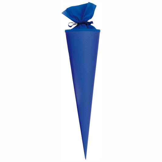 GOLDBUCH Schultüten Rohling 70cm mit Filz blau