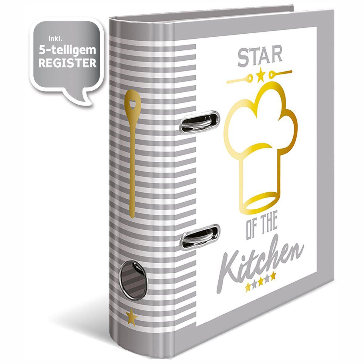HERMA Rezeptordner DIN A5 mit Register -Star of the Kitchen-