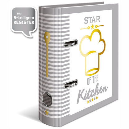 HERMA Rezeptordner DIN A5 mit Register -Star of the Kitchen-