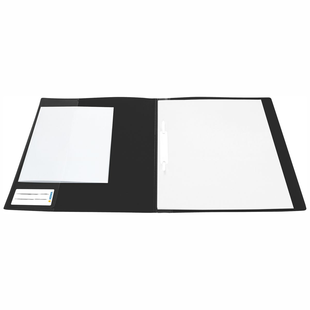 HERMA Schnellhefter Kunststoff A4 schwarz extra stark