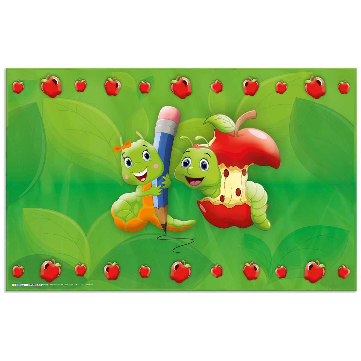 HERMA Schreibunterlage 55 x 35 cm Fritz der Wurm