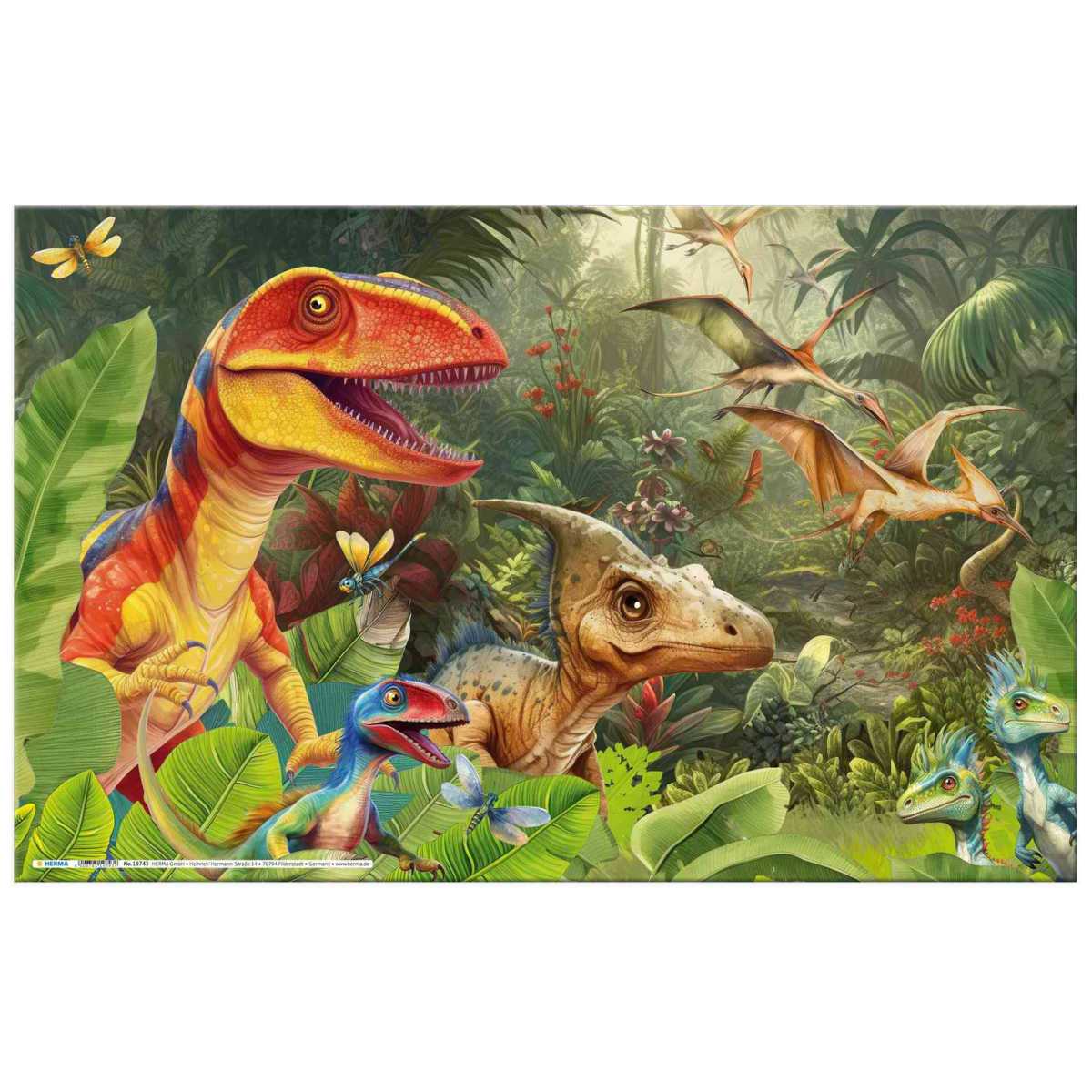 HERMA Schreibunterlage 55 x 35 cm Dino World