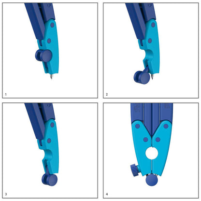PELIKAN Schulzirkel Griffix blau