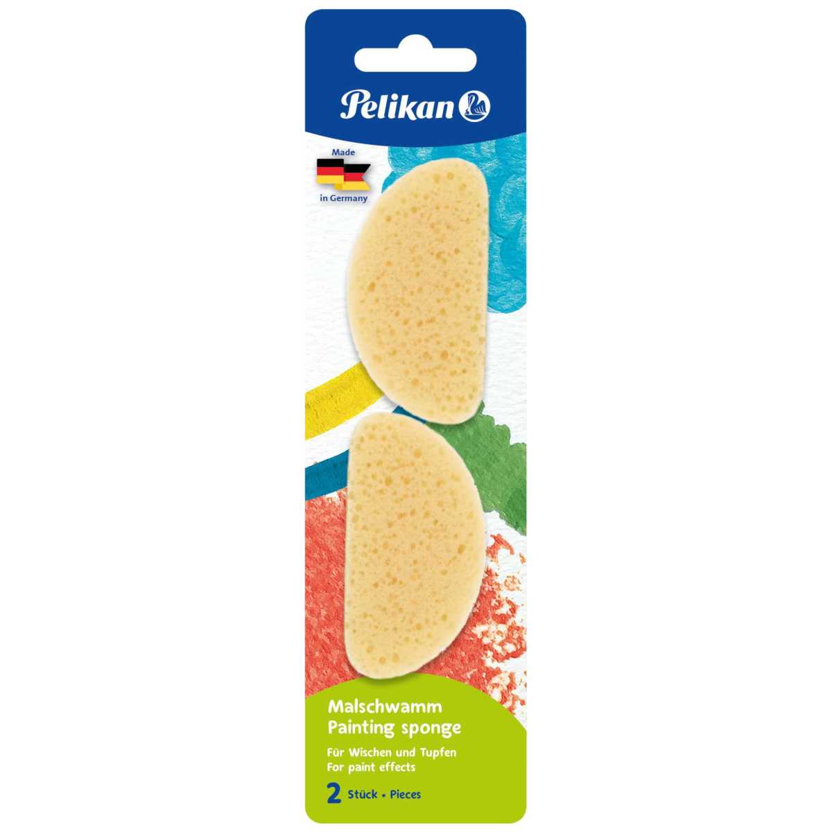 PELIKAN Malschwamm / Tafelschwamm MS/2 natur 2 Stück