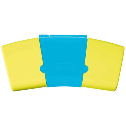 PELIKAN Deckfarbkasten ProColor türkis / neongelb 12 Farben + Deckweiss