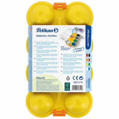PELIKAN Deckfarbkasten mini friends Malkasten für Kinder 755/8, 8 Farben