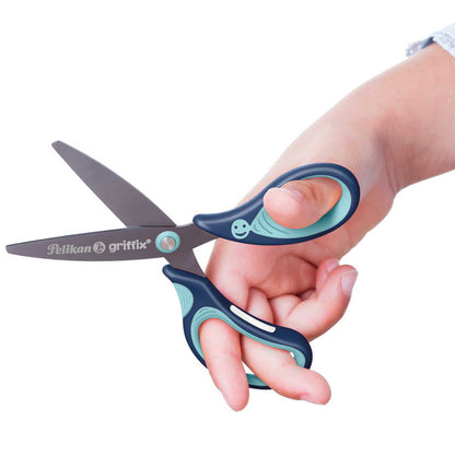 PELIKAN Schulschere Griffix rund blau R