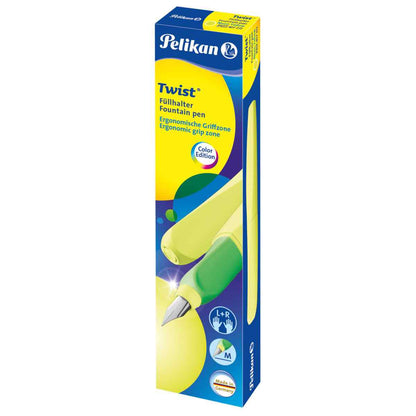 PELIKAN Füllhalter Twist P457 Neon Gelb M