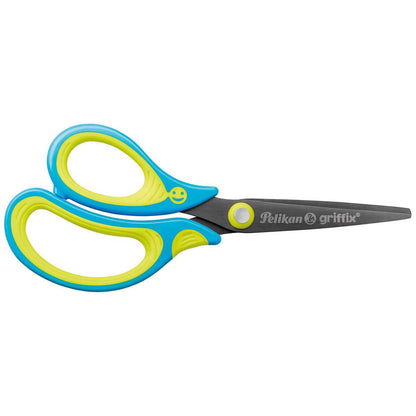 PELIKAN Schulschere Griffix spitz neon fresh blue L