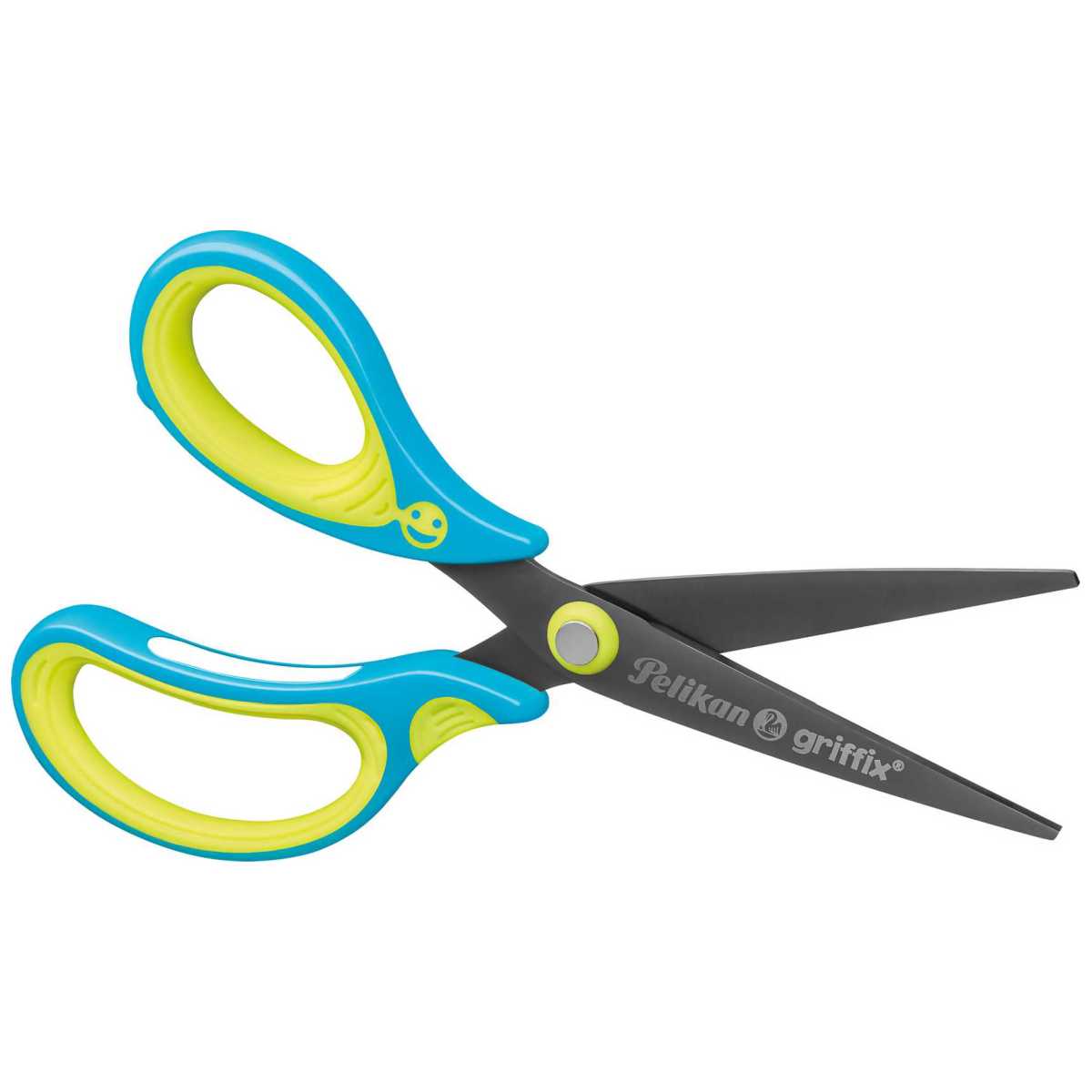 PELIKAN Schulschere Griffix spitz neon fresh blue L