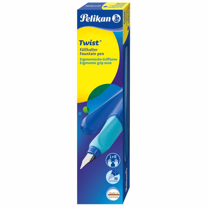 PELIKAN Füllhalter Twist P457 M deep blue (dunkelblau)