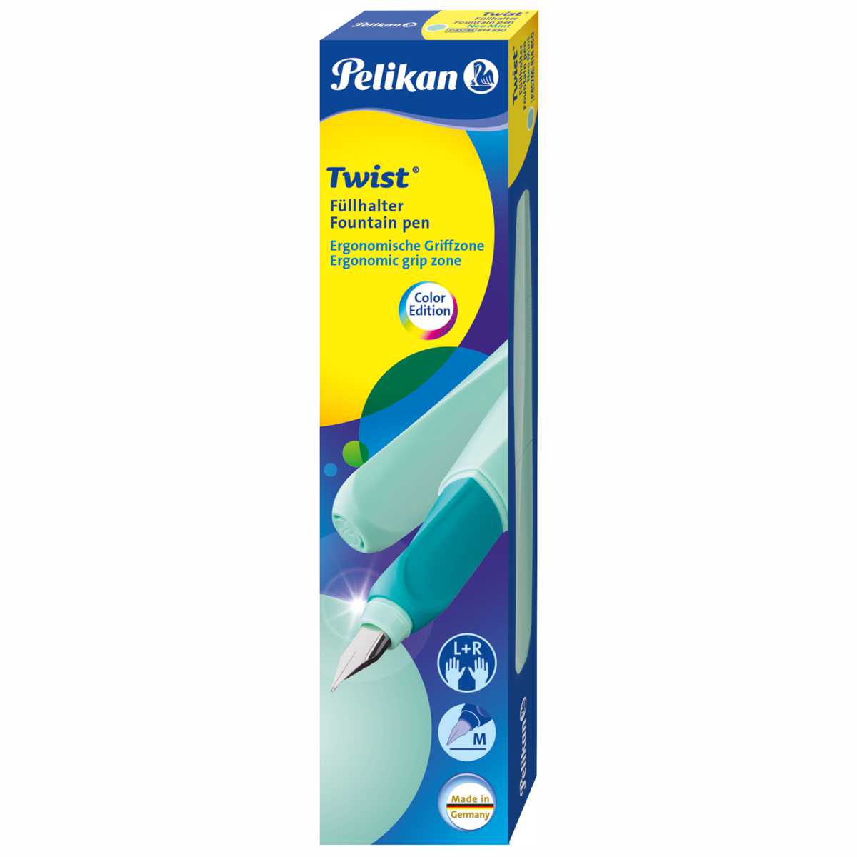PELIKAN Füllhalter Twist P457 M neon mint