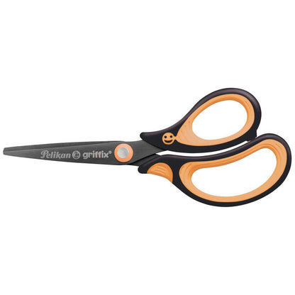 PELIKAN Schulschere Griffix spitz neon black R
