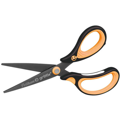 PELIKAN Schulschere Griffix spitz neon black R