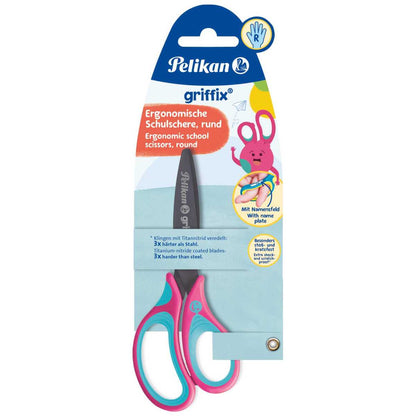 PELIKAN Schulschere Griffix rund lovely pink R