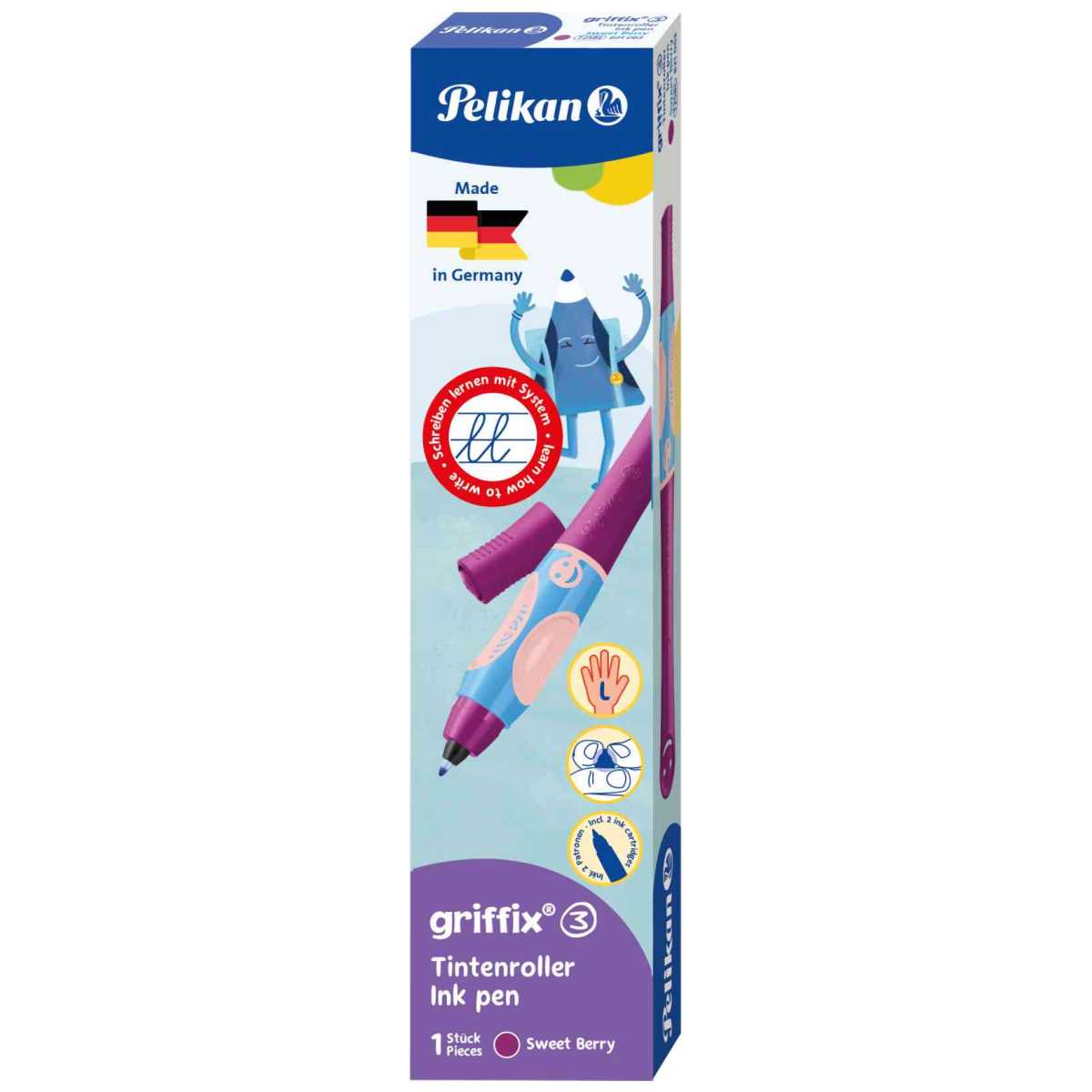 PELIKAN Tintenschreiber Griffix 3 sweet berry L