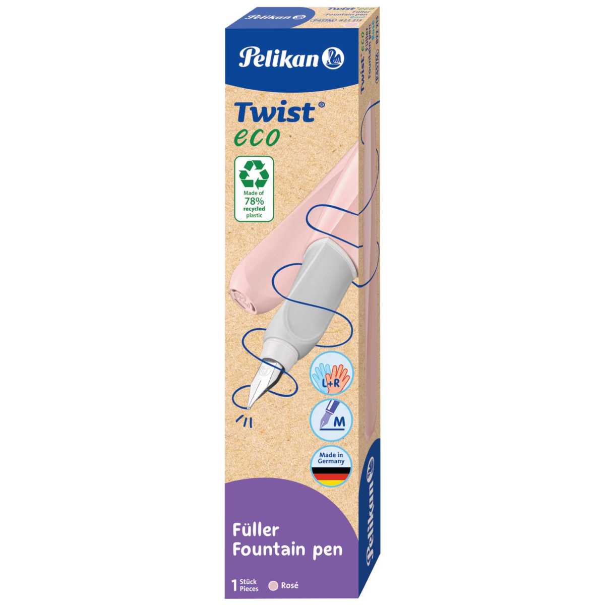 PELIKAN Füllhalter Twist eco P457 M rose