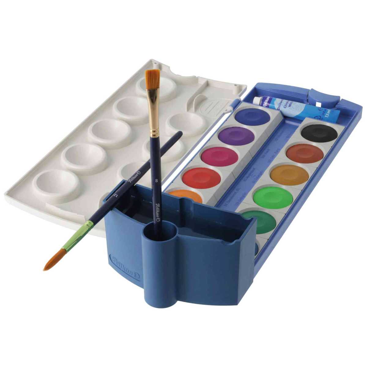 PELIKAN Wasserbox Pinselbecher Classic ECO blau 735WBE für K12+K24