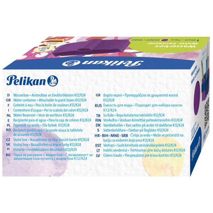 PELIKAN Wasserbox Pinselbecher Classic violett 735WBV für K12+K24