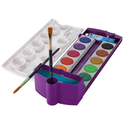 PELIKAN Wasserbox Pinselbecher Classic violett 735WBV für K12+K24