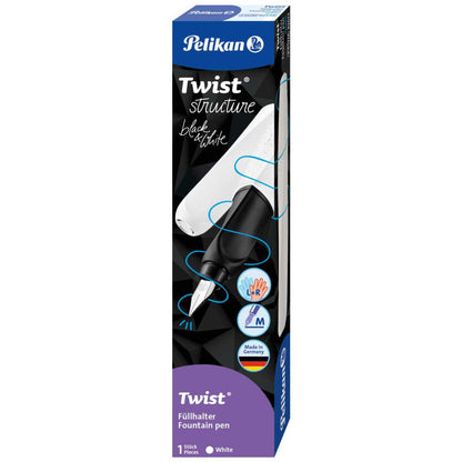 PELIKAN Füllhalter Twist structure P457 M weiß