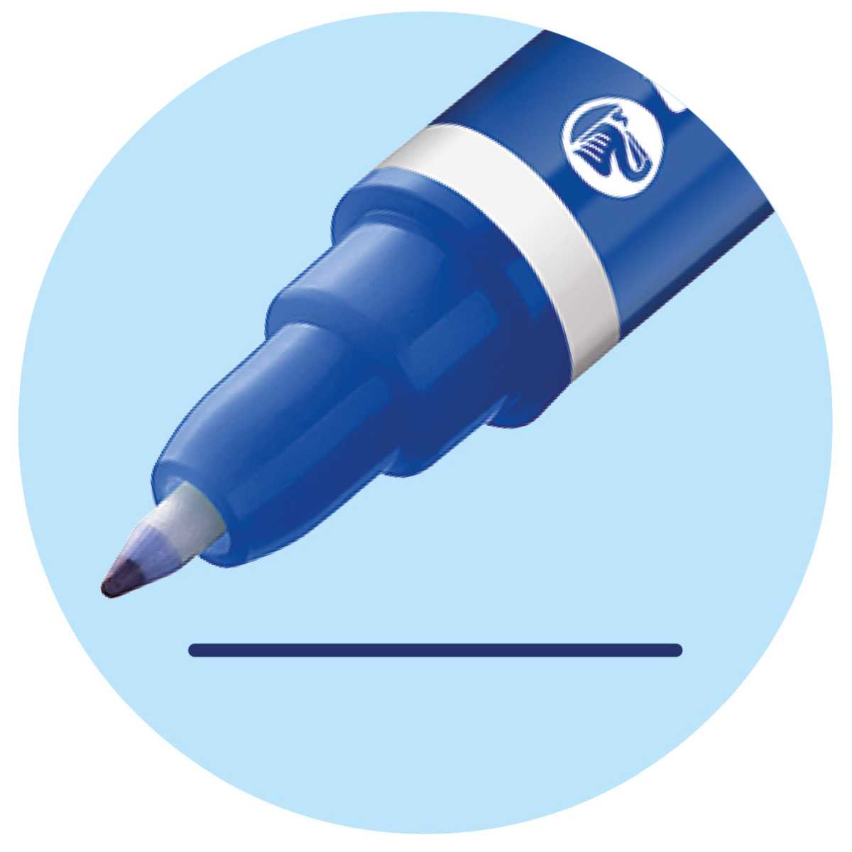 PELIKAN Tintenlöschstift Super-Sheriff M -Doppelpack- Keilspitze fein + breit