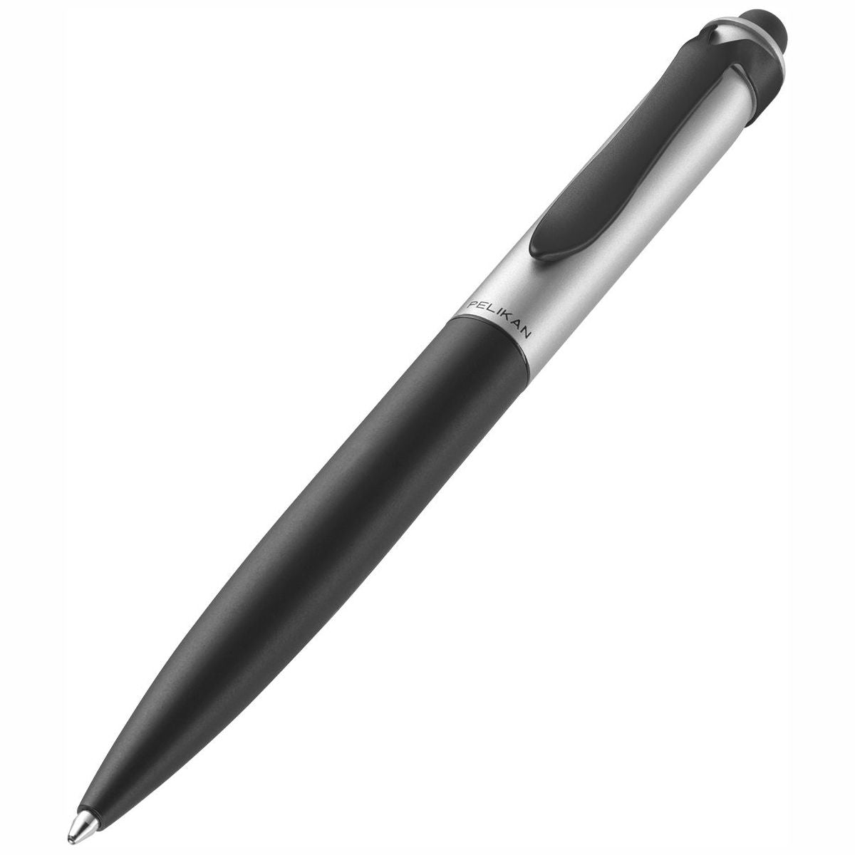 PELIKAN Kugelschreiber Stola II K15 Touchpen Stylus schwarz / silber ohne Etui
